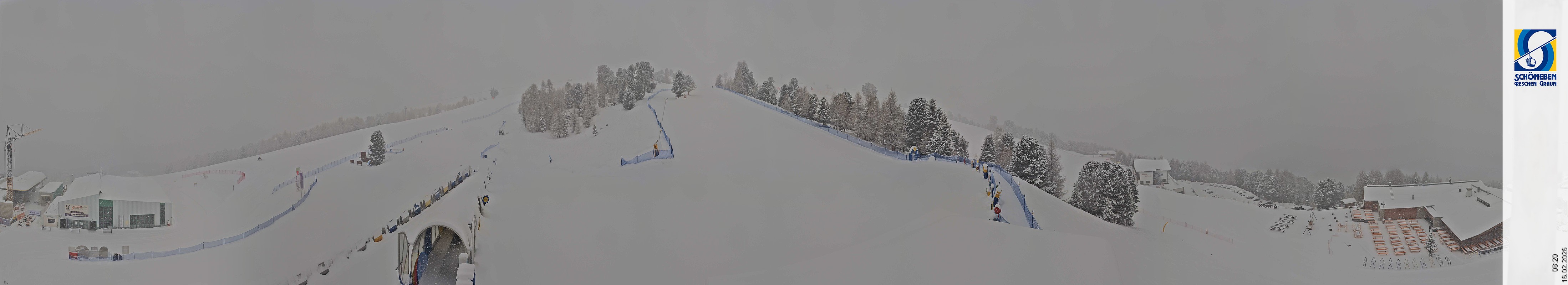 Archiv Foto Webcam Schöneben - Panoramablick von der Mittelstation