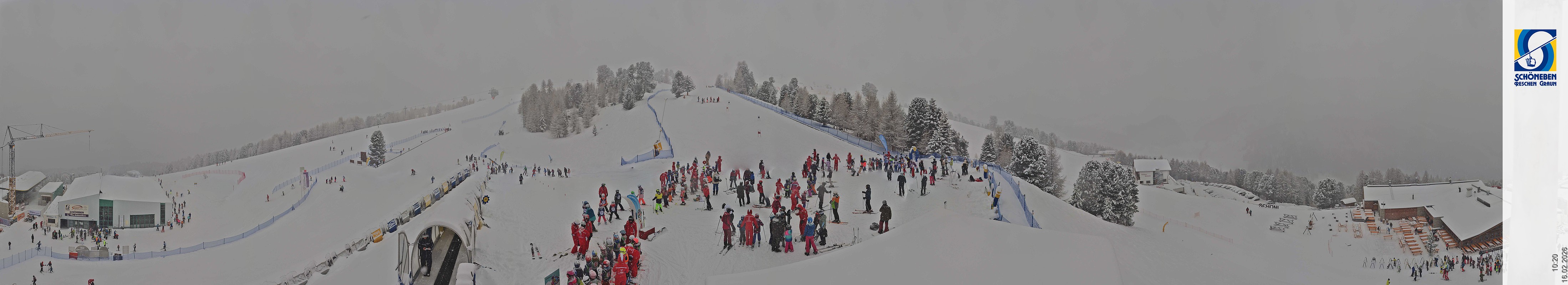 Archiv Foto Webcam Schöneben - Panoramablick von der Mittelstation