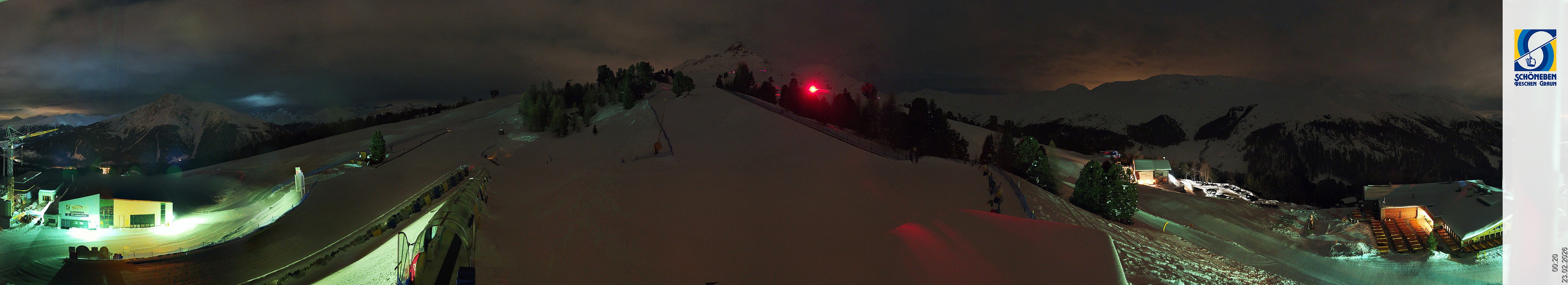 Archiv Foto Webcam Schöneben - Panoramablick von der Mittelstation