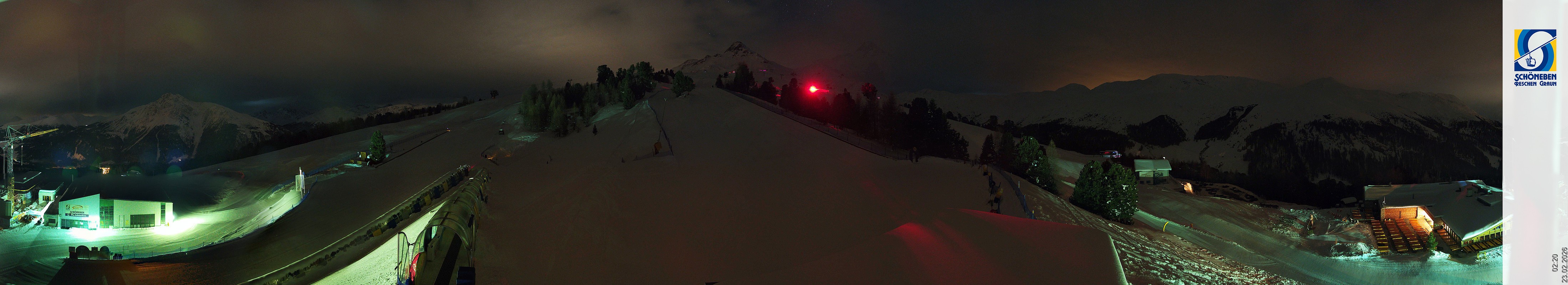 Archiv Foto Webcam Schöneben - Panoramablick von der Mittelstation