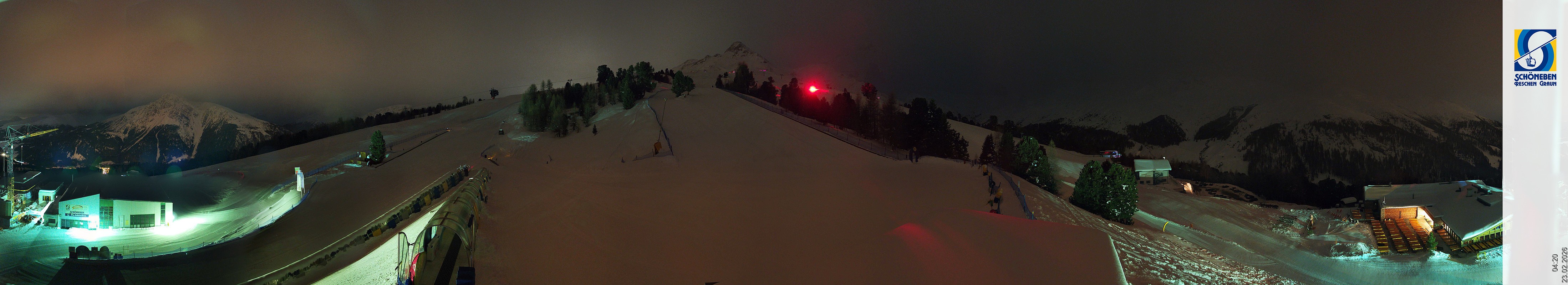 Archiv Foto Webcam Schöneben - Panoramablick von der Mittelstation