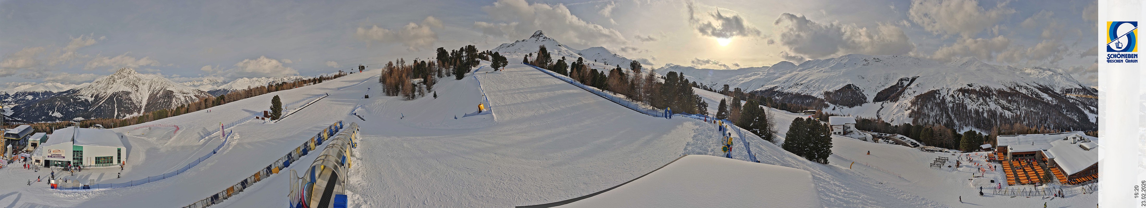 Archiv Foto Webcam Schöneben - Panoramablick von der Mittelstation