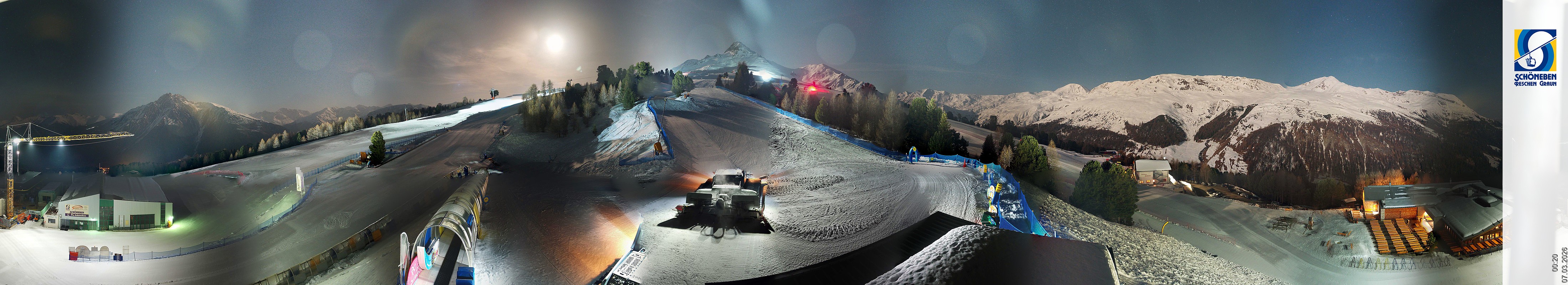 Archiv Foto Webcam Schöneben - Panoramablick von der Mittelstation