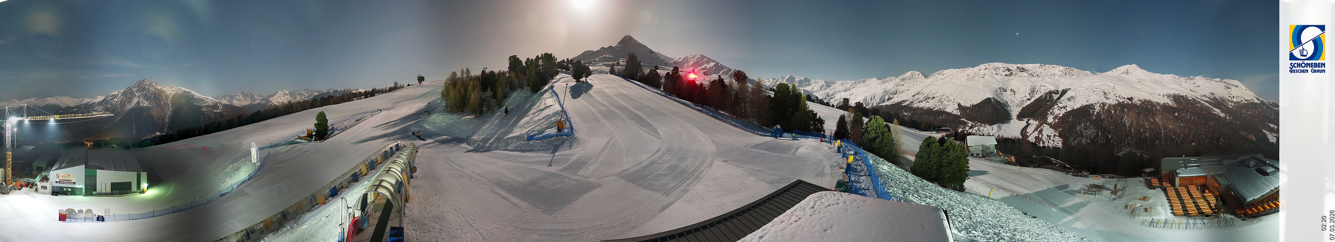 Archiv Foto Webcam Schöneben - Panoramablick von der Mittelstation