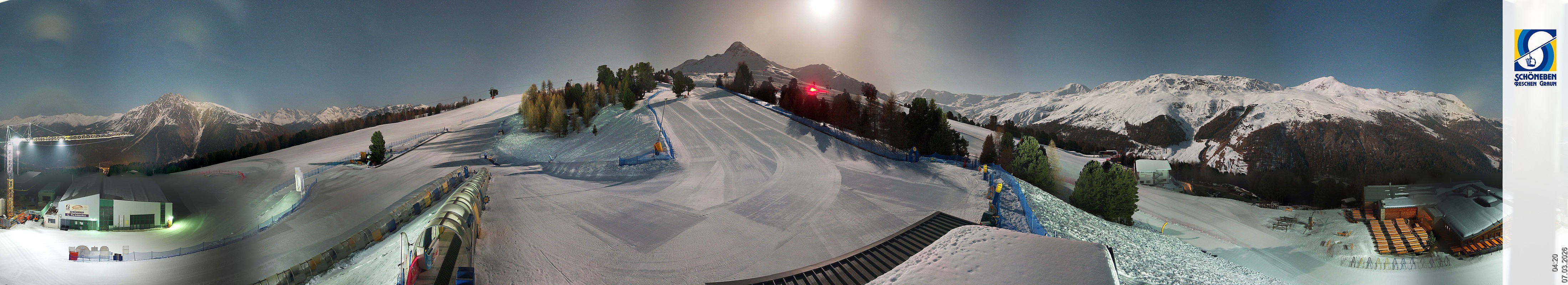Archiv Foto Webcam Schöneben - Panoramablick von der Mittelstation