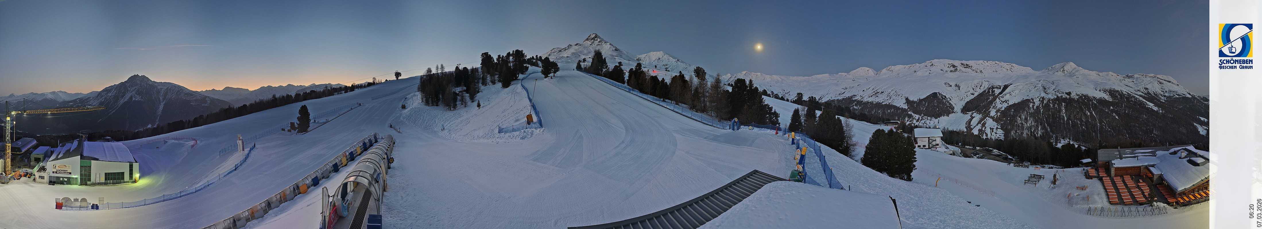 Archiv Foto Webcam Schöneben - Panoramablick von der Mittelstation