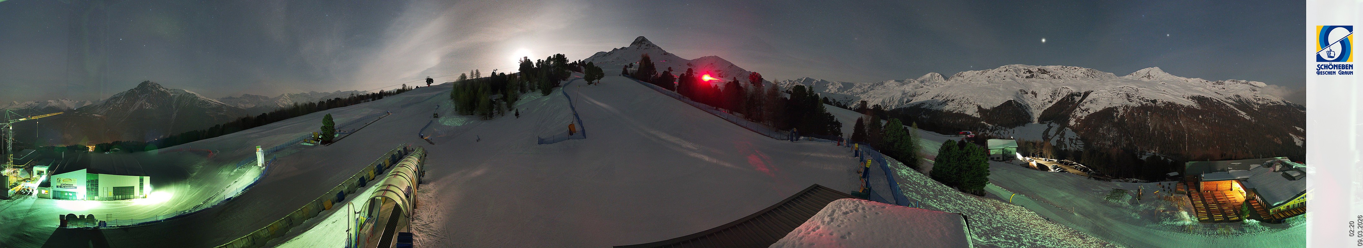 Archiv Foto Webcam Schöneben - Panoramablick von der Mittelstation