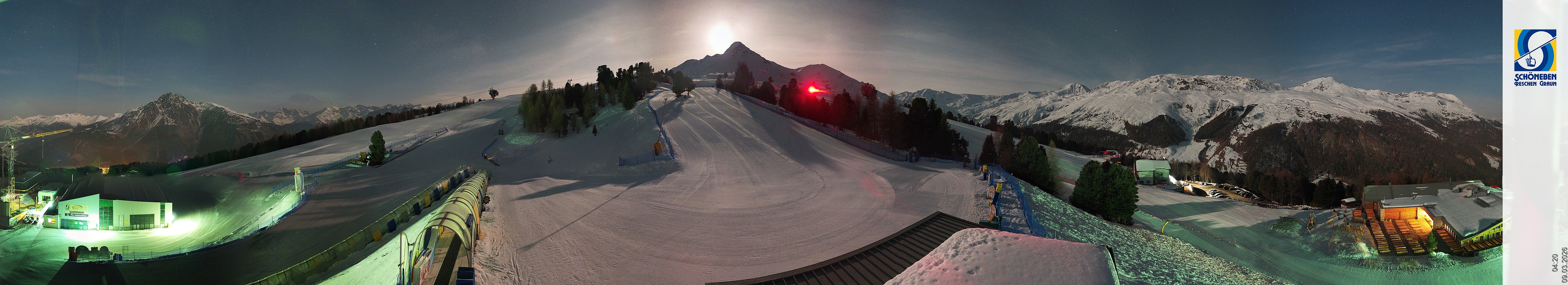 Archiv Foto Webcam Schöneben - Panoramablick von der Mittelstation