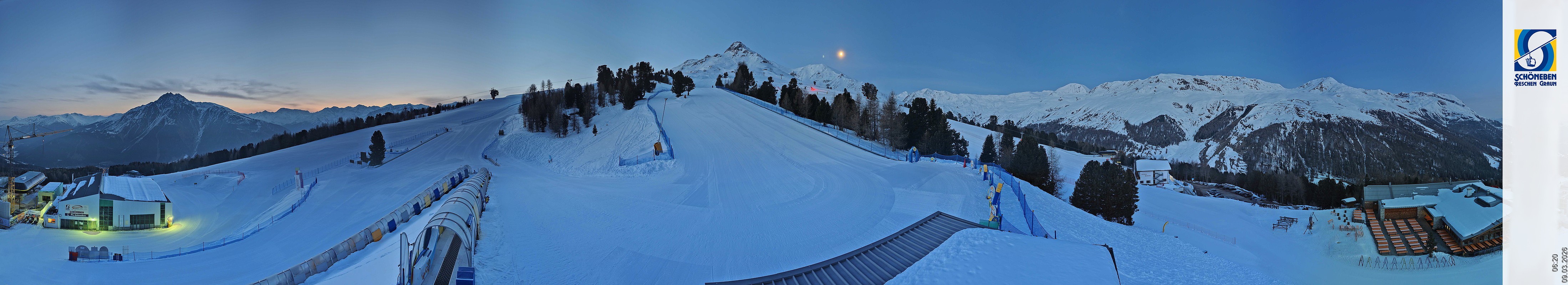 Archiv Foto Webcam Schöneben - Panoramablick von der Mittelstation