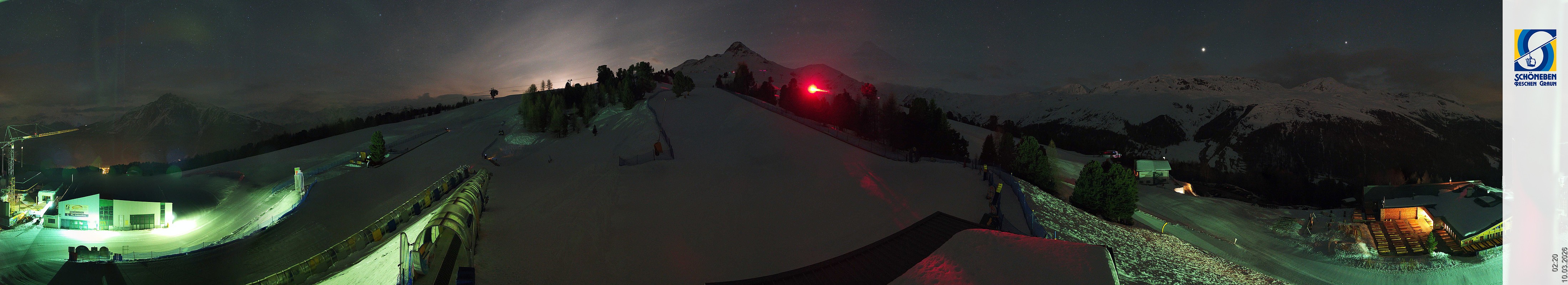 Archiv Foto Webcam Schöneben - Panoramablick von der Mittelstation