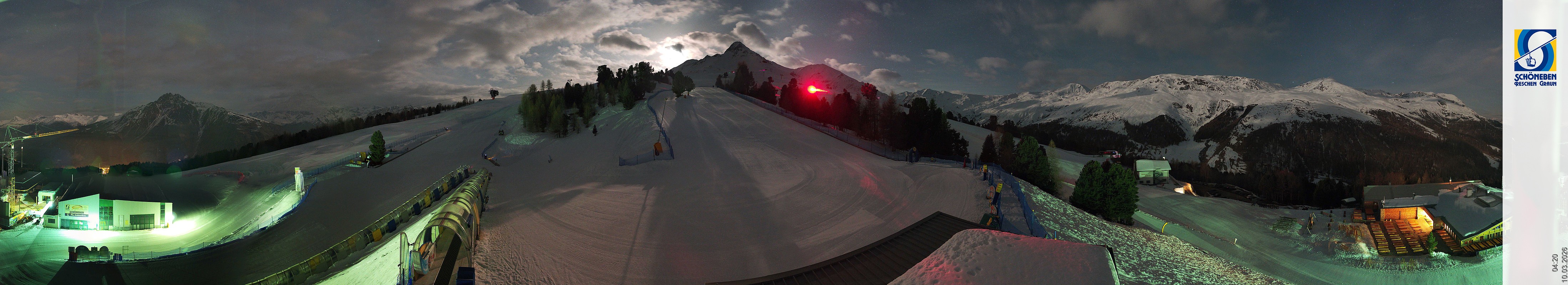 Archiv Foto Webcam Schöneben - Panoramablick von der Mittelstation