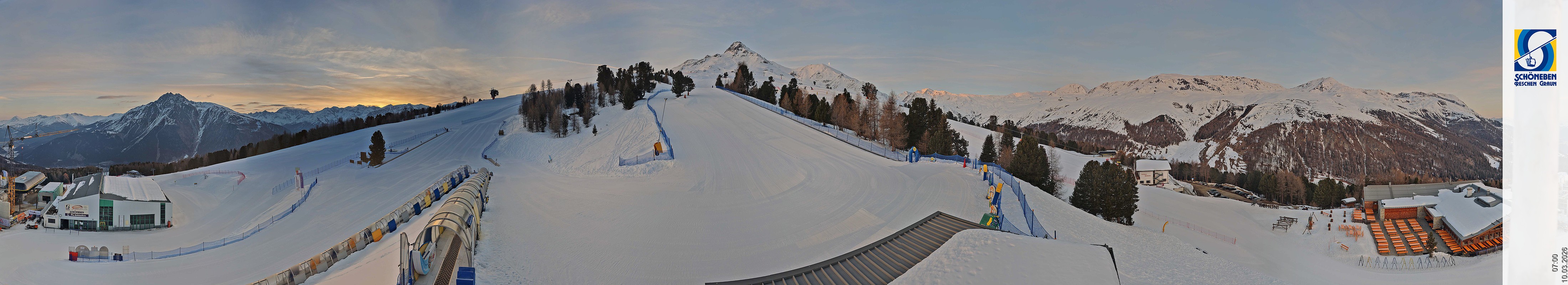 Archiv Foto Webcam Schöneben - Panoramablick von der Mittelstation