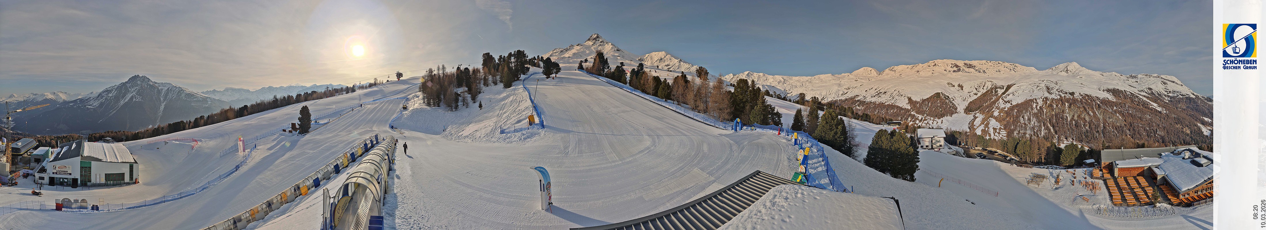 Archiv Foto Webcam Schöneben - Panoramablick von der Mittelstation