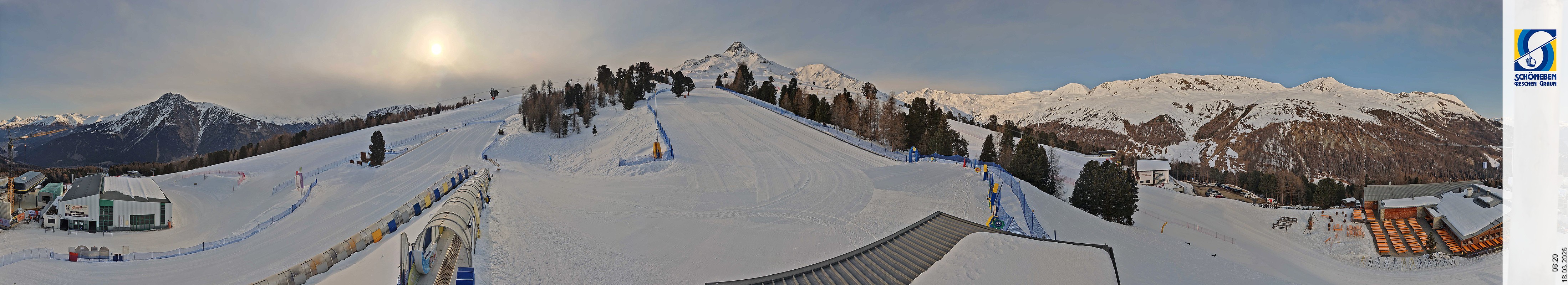 Archiv Foto Webcam Schöneben - Panoramablick von der Mittelstation