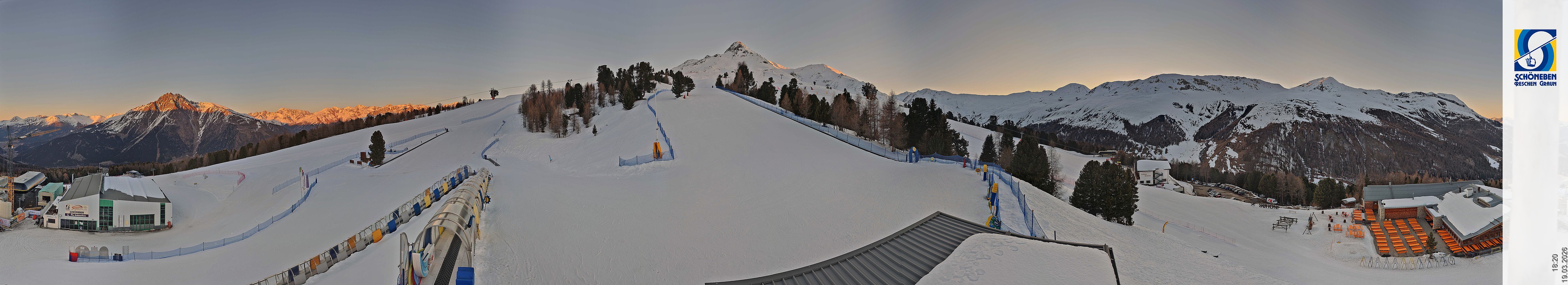 Archiv Foto Webcam Schöneben - Panoramablick von der Mittelstation