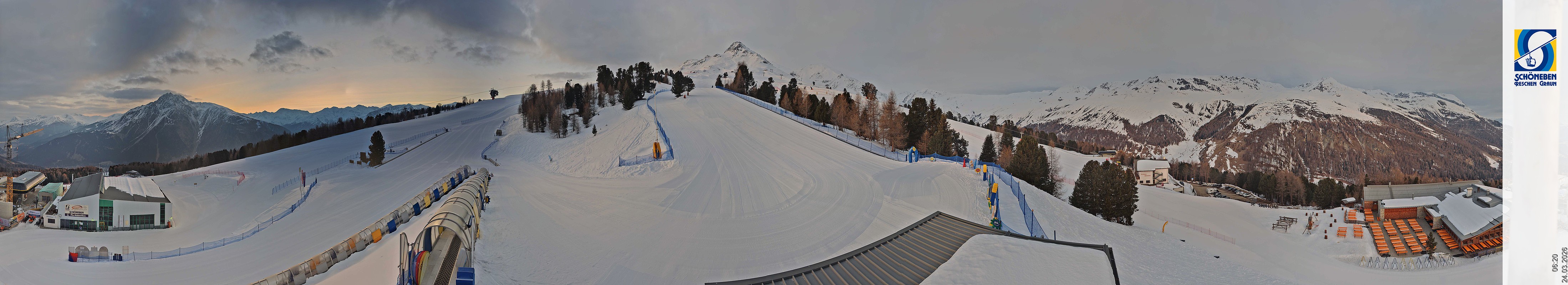 Archiv Foto Webcam Schöneben - Panoramablick von der Mittelstation