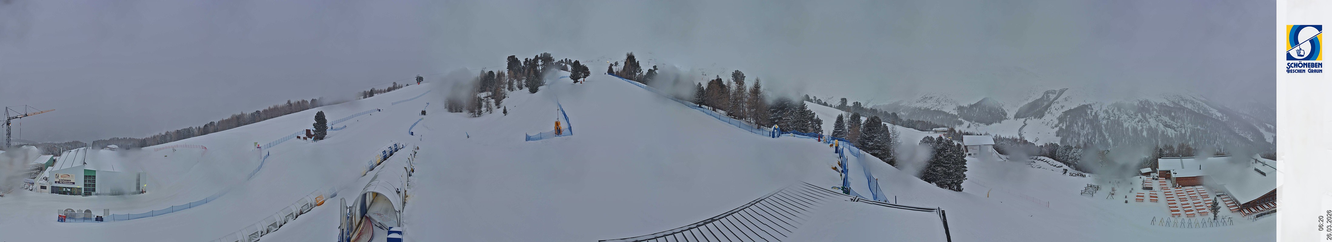 Archiv Foto Webcam Schöneben - Panoramablick von der Mittelstation