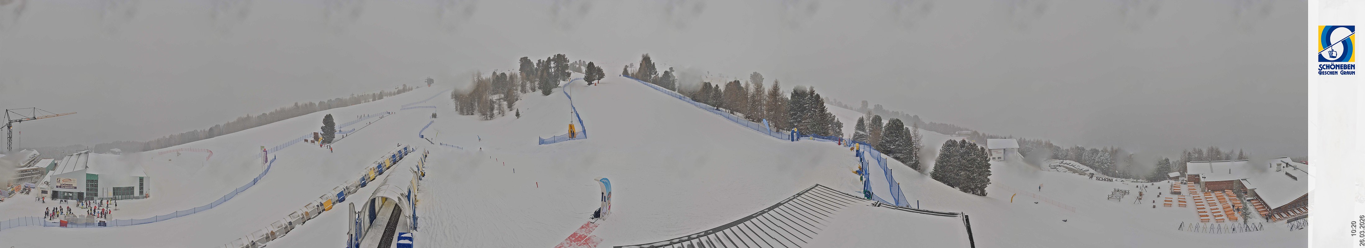 Archiv Foto Webcam Schöneben - Panoramablick von der Mittelstation