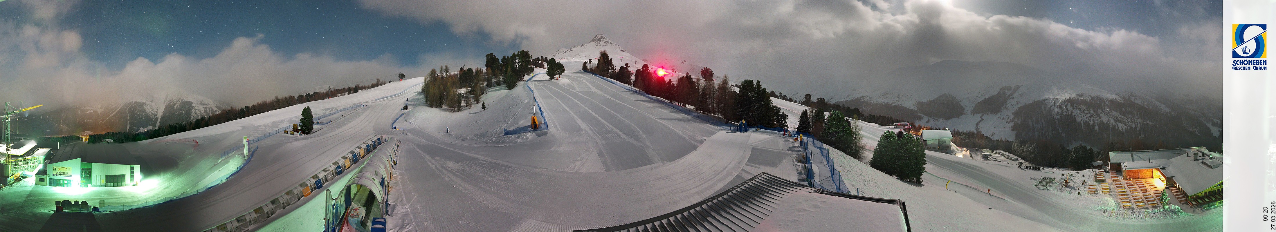 Archiv Foto Webcam Schöneben - Panoramablick von der Mittelstation