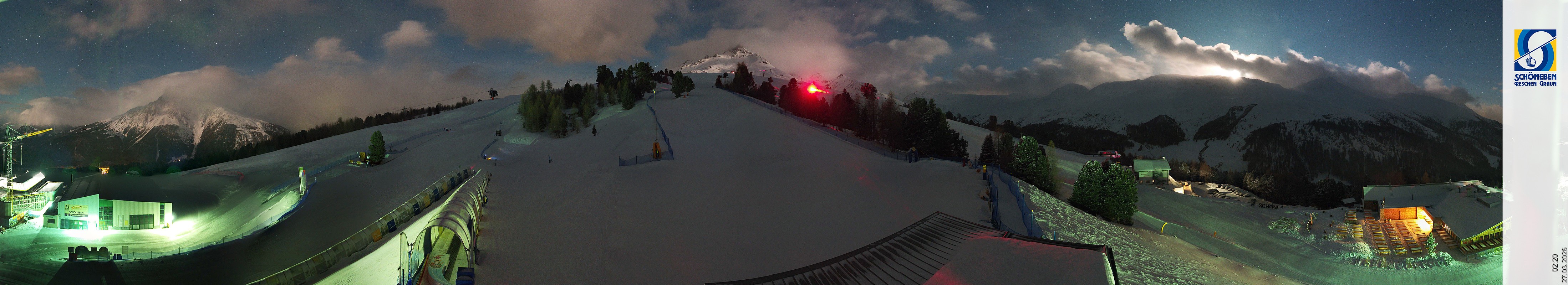 Archiv Foto Webcam Schöneben - Panoramablick von der Mittelstation