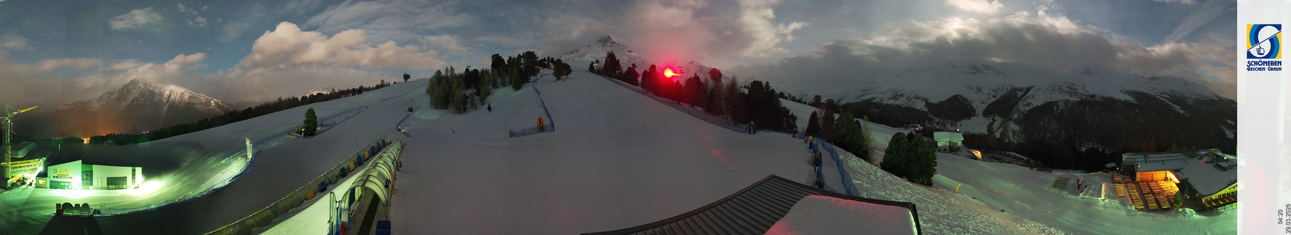 Archiv Foto Webcam Schöneben - Panoramablick von der Mittelstation