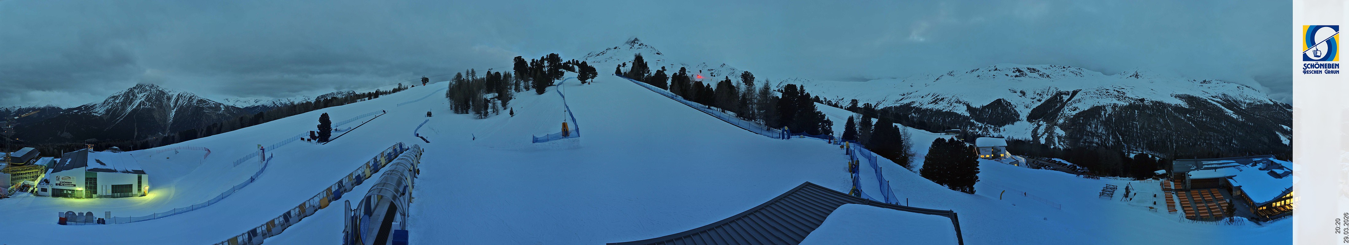 Archiv Foto Webcam Schöneben - Panoramablick von der Mittelstation