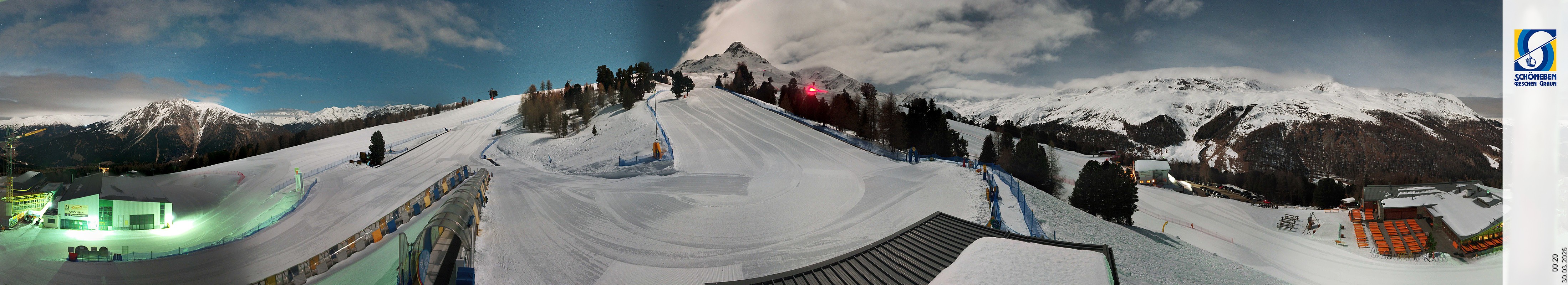 Archiv Foto Webcam Schöneben - Panoramablick von der Mittelstation