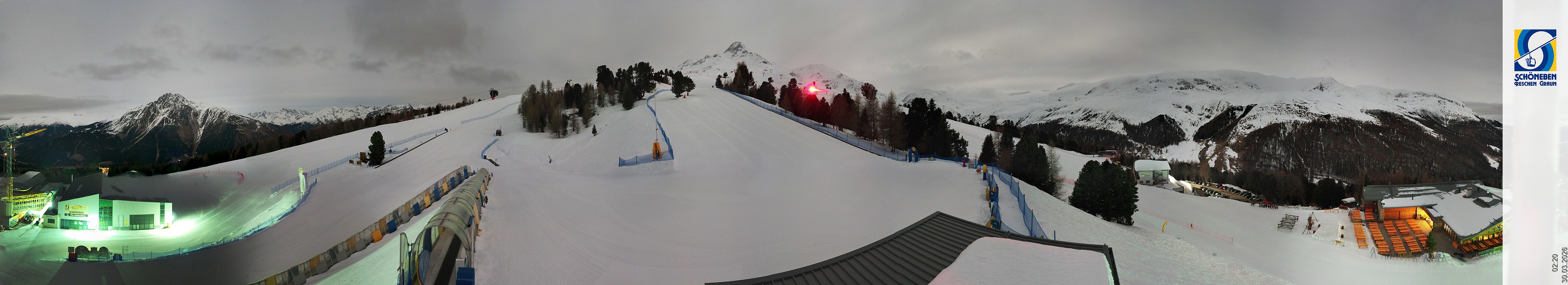 Archiv Foto Webcam Schöneben - Panoramablick von der Mittelstation