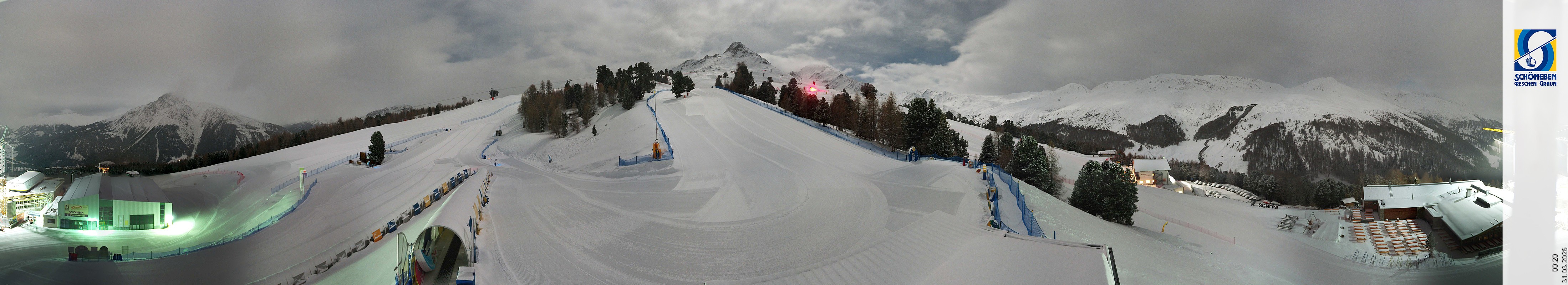 Archiv Foto Webcam Schöneben - Panoramablick von der Mittelstation