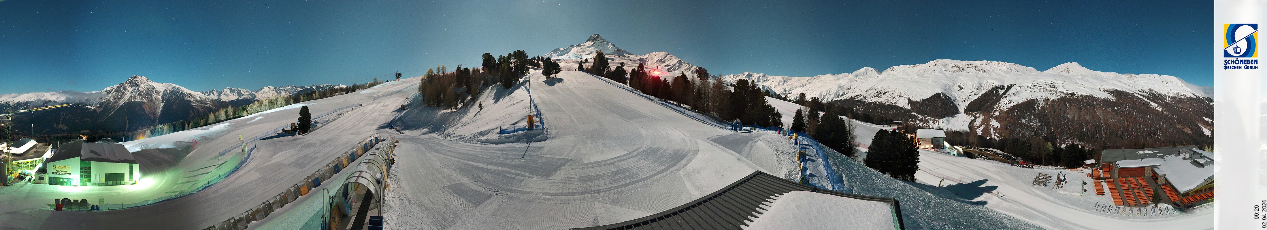 Archiv Foto Webcam Schöneben - Panoramablick von der Mittelstation