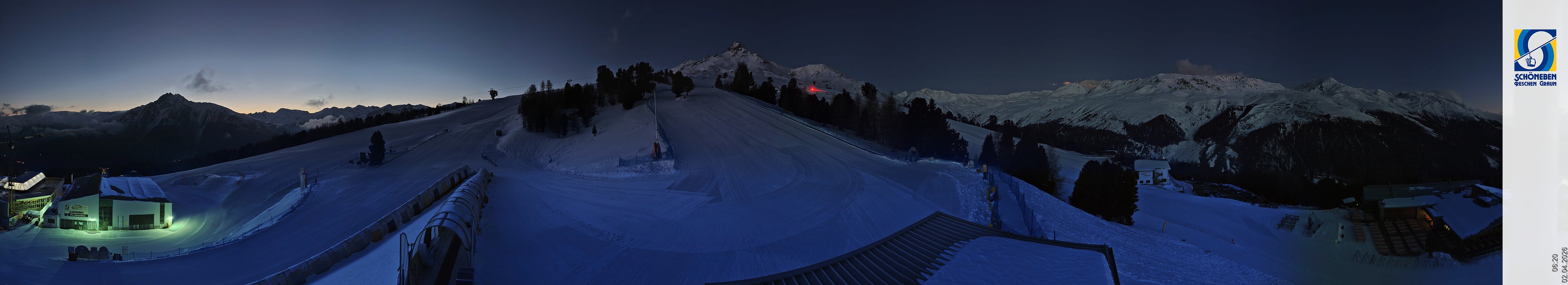 Archiv Foto Webcam Schöneben - Panoramablick von der Mittelstation
