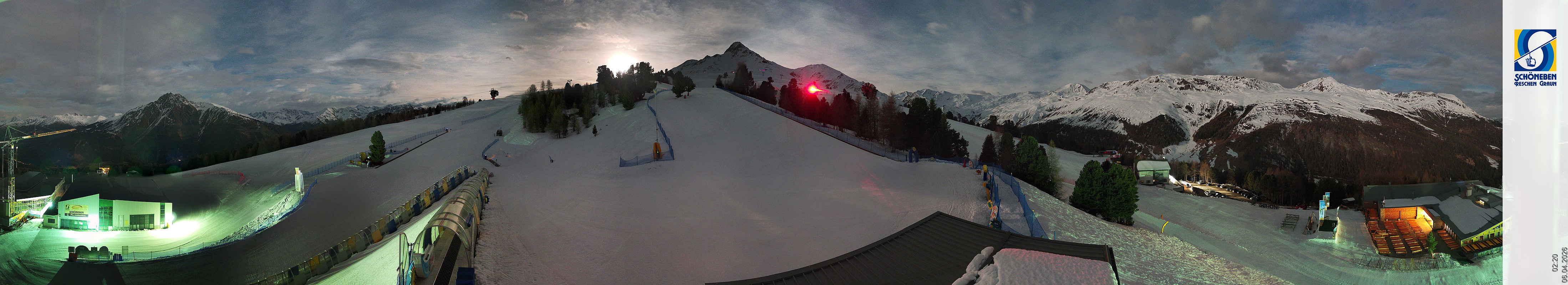 Archiv Foto Webcam Schöneben - Panoramablick von der Mittelstation