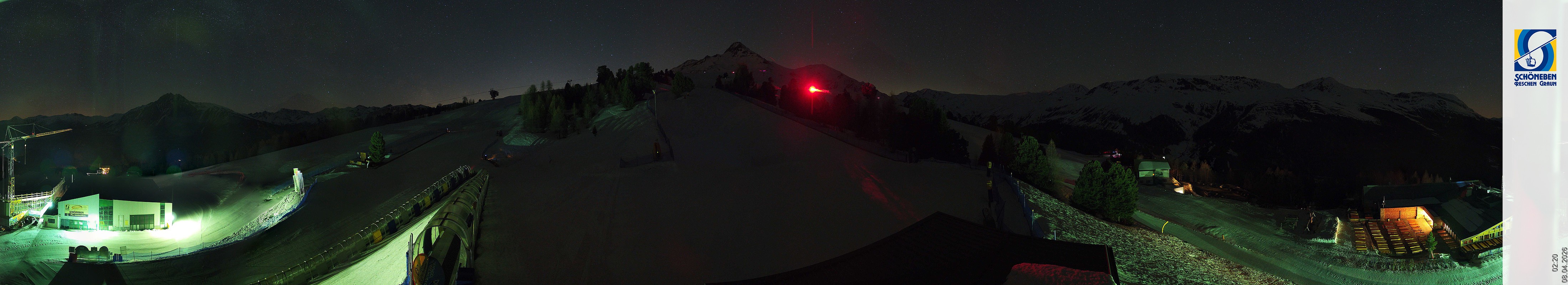 Archiv Foto Webcam Schöneben - Panoramablick von der Mittelstation