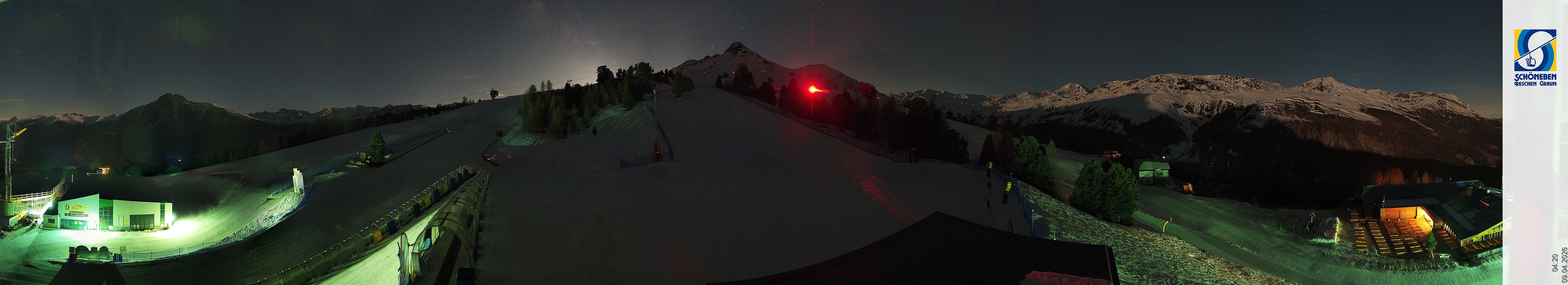 Archiv Foto Webcam Schöneben - Panoramablick von der Mittelstation