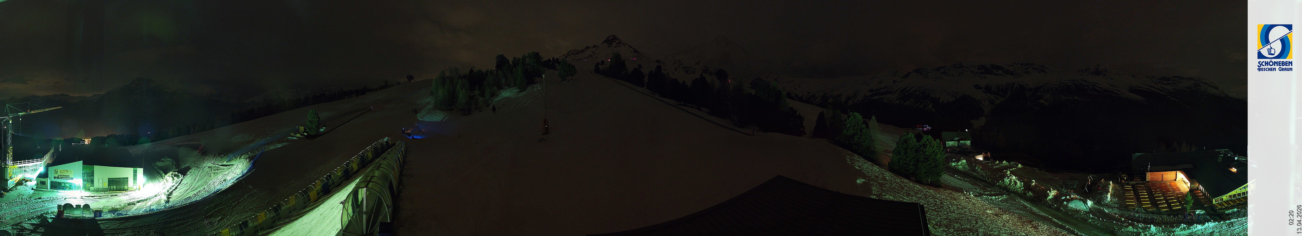 Archiv Foto Webcam Schöneben - Panoramablick von der Mittelstation