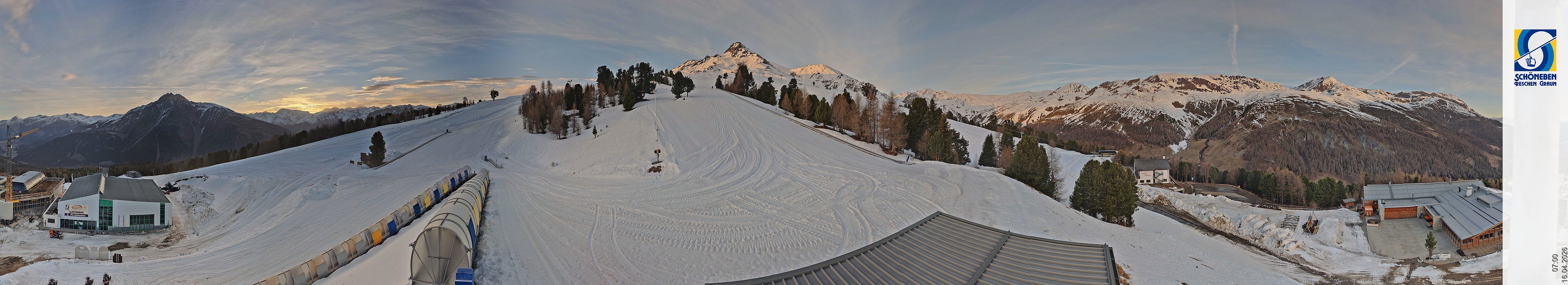 Archiv Foto Webcam Schöneben - Panoramablick von der Mittelstation