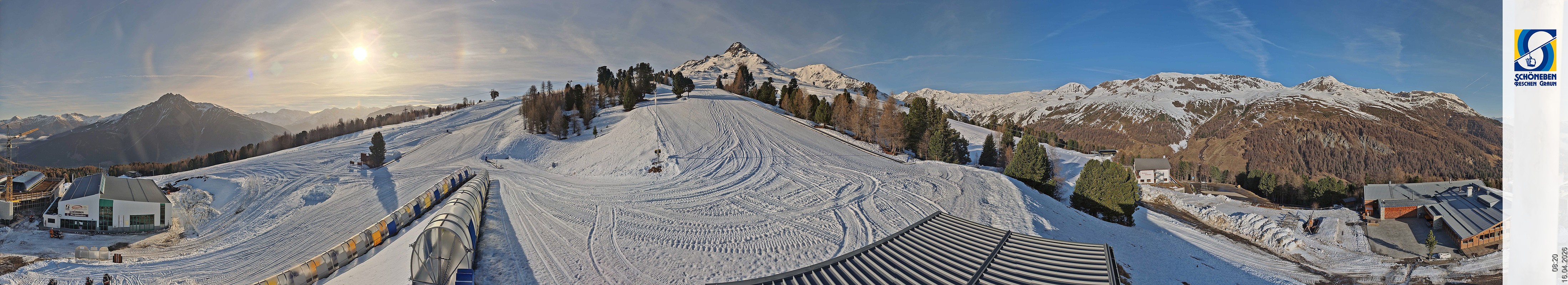 Archiv Foto Webcam Schöneben - Panoramablick von der Mittelstation