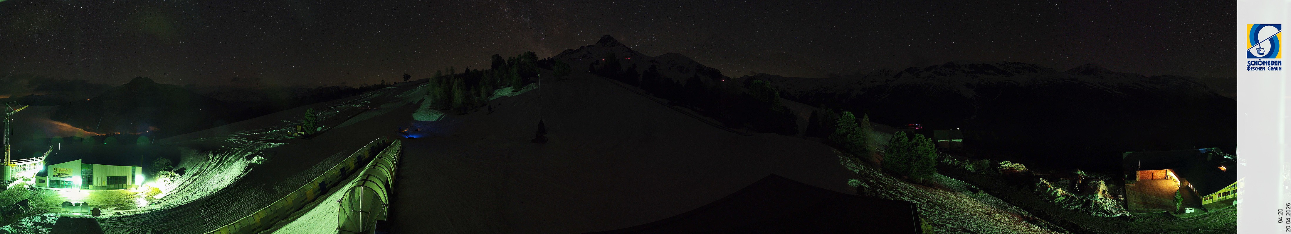 Archiv Foto Webcam Schöneben - Panoramablick von der Mittelstation
