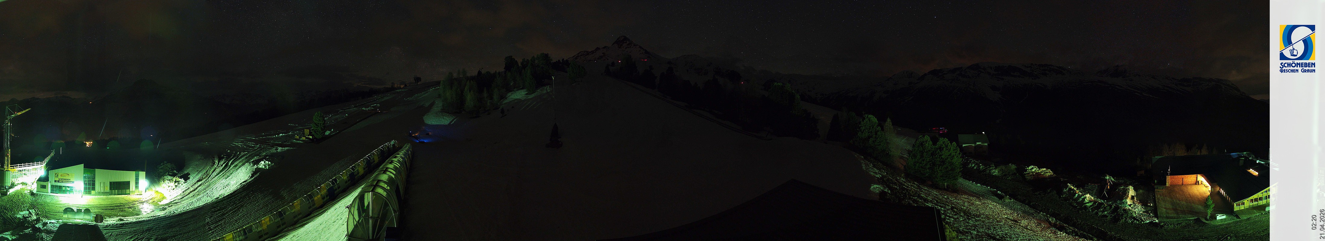 Archiv Foto Webcam Schöneben - Panoramablick von der Mittelstation