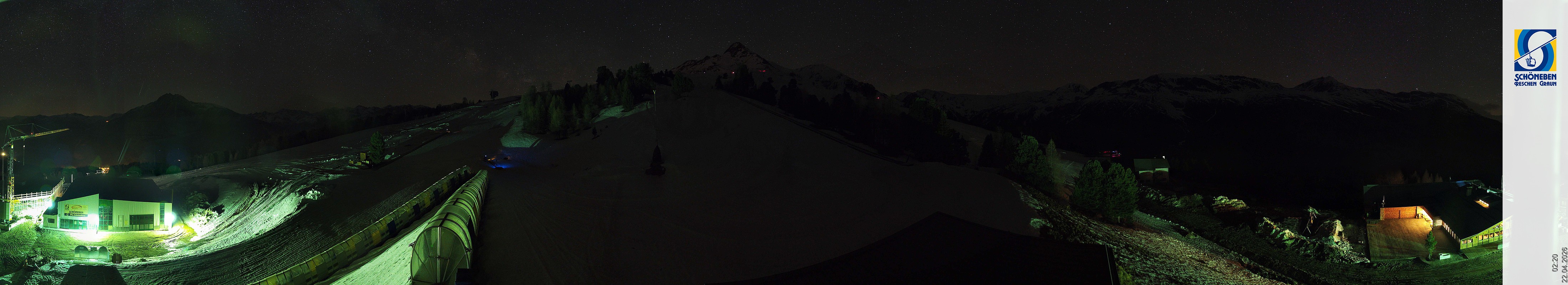 Archiv Foto Webcam Schöneben - Panoramablick von der Mittelstation
