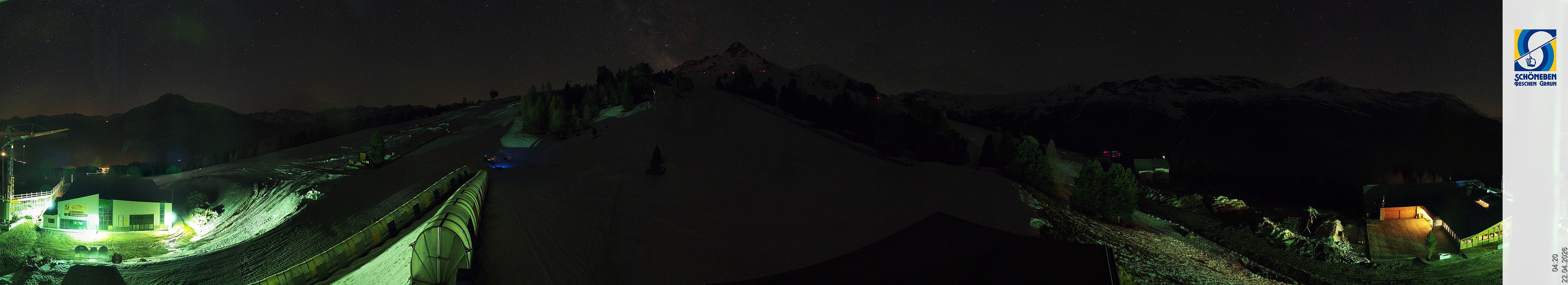 Archiv Foto Webcam Schöneben - Panoramablick von der Mittelstation