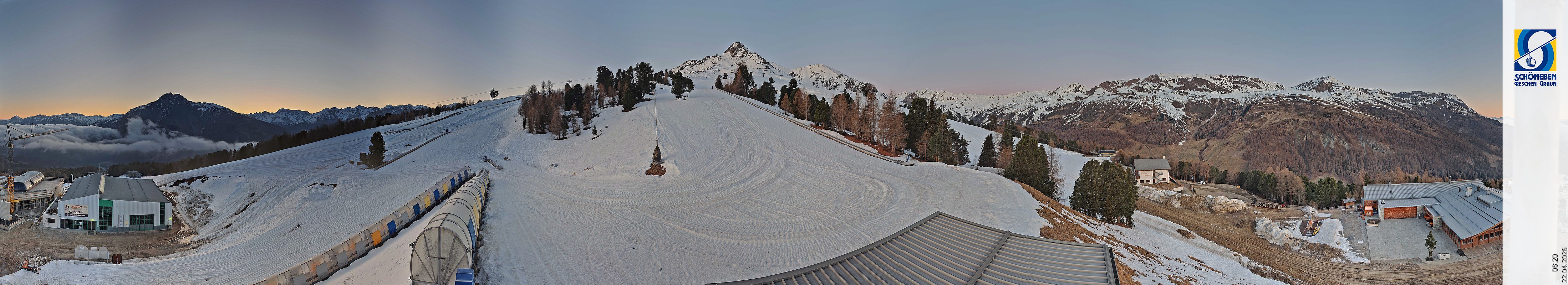 Archiv Foto Webcam Schöneben - Panoramablick von der Mittelstation