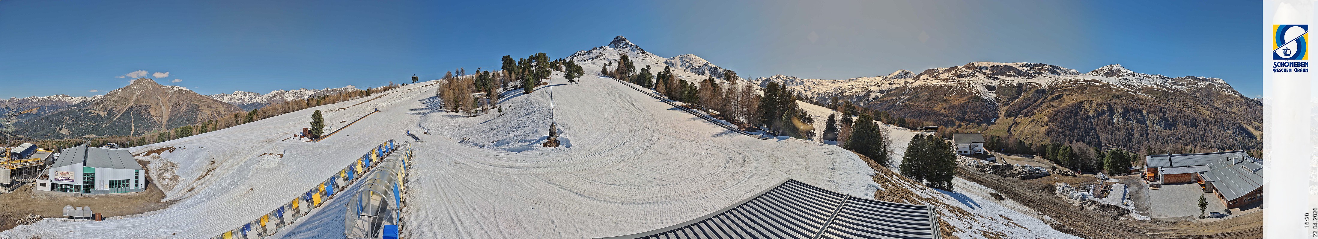 Archiv Foto Webcam Schöneben - Panoramablick von der Mittelstation