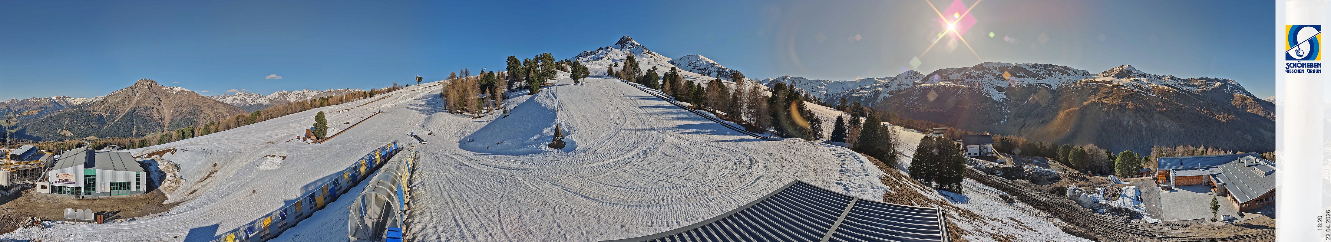 Archiv Foto Webcam Schöneben - Panoramablick von der Mittelstation