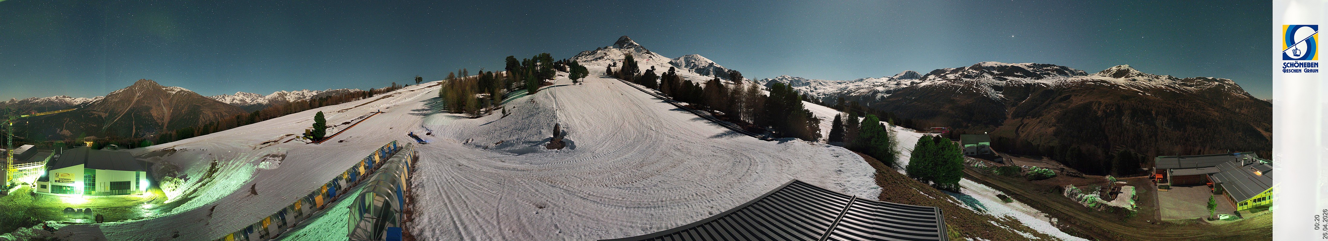 Archiv Foto Webcam Schöneben - Panoramablick von der Mittelstation