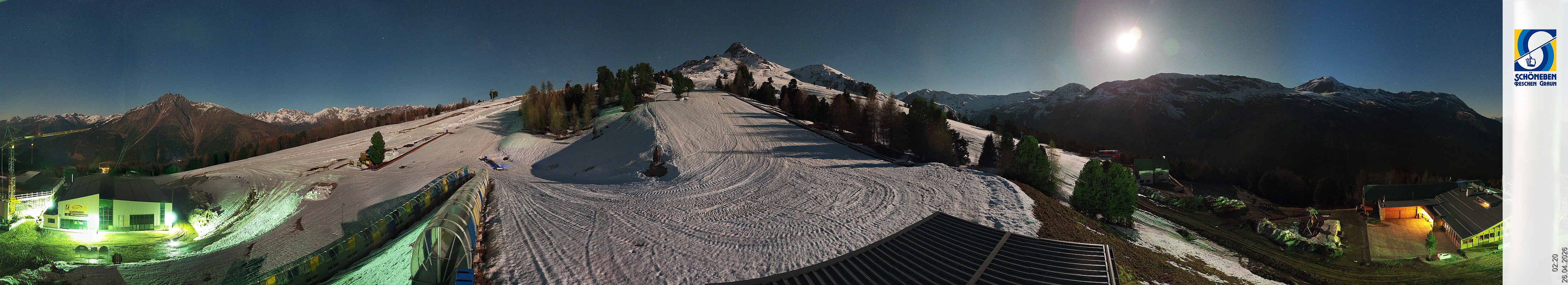 Archiv Foto Webcam Schöneben - Panoramablick von der Mittelstation