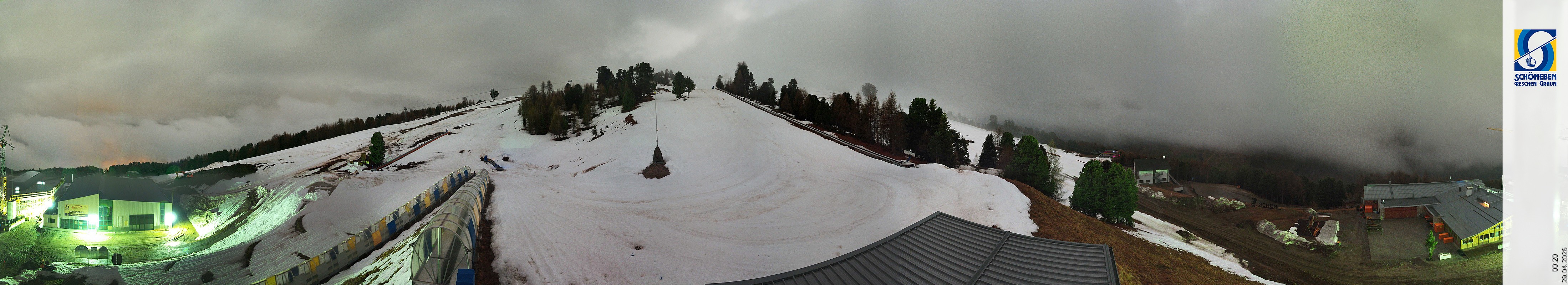 Archiv Foto Webcam Schöneben - Panoramablick von der Mittelstation