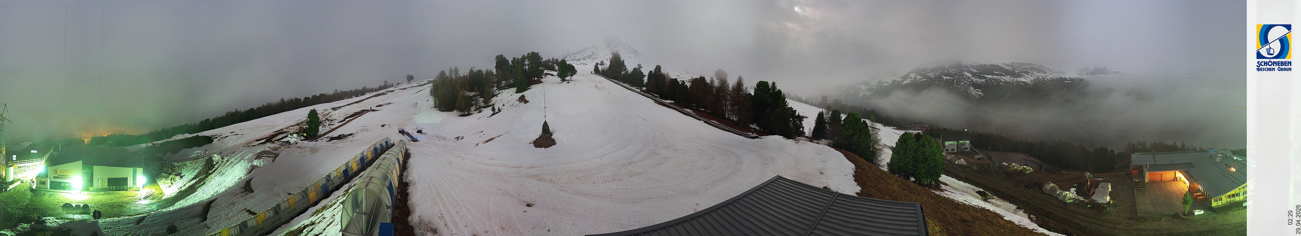 Archiv Foto Webcam Schöneben - Panoramablick von der Mittelstation