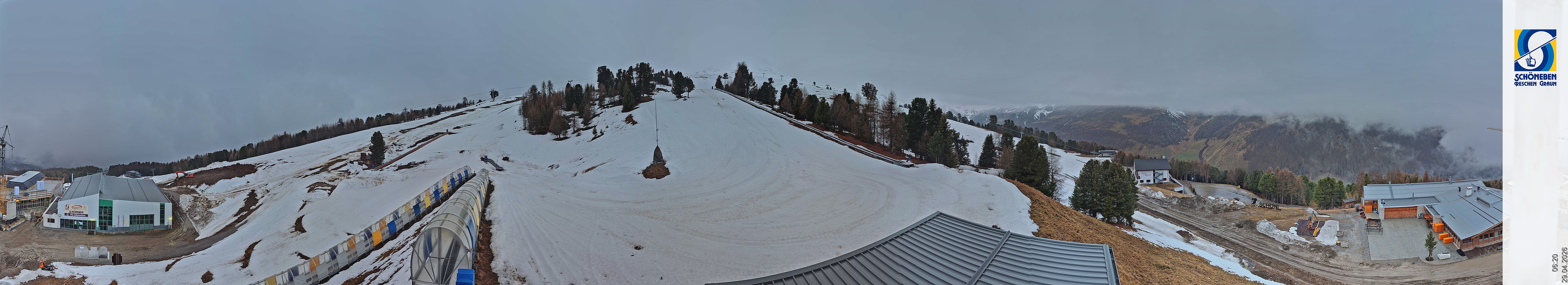Archiv Foto Webcam Schöneben - Panoramablick von der Mittelstation