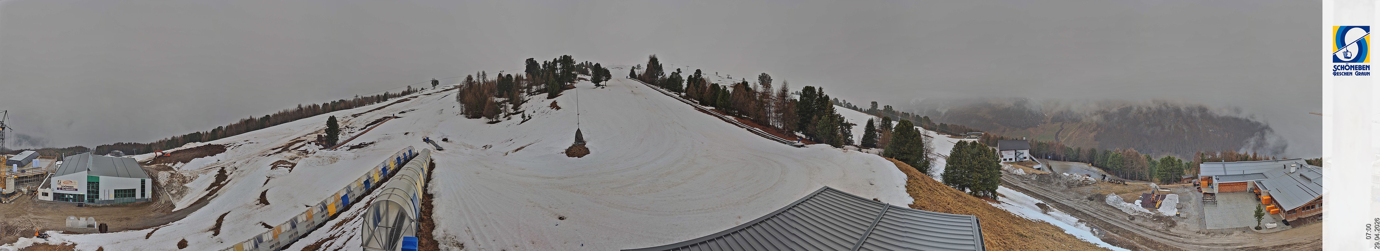 Archiv Foto Webcam Schöneben - Panoramablick von der Mittelstation